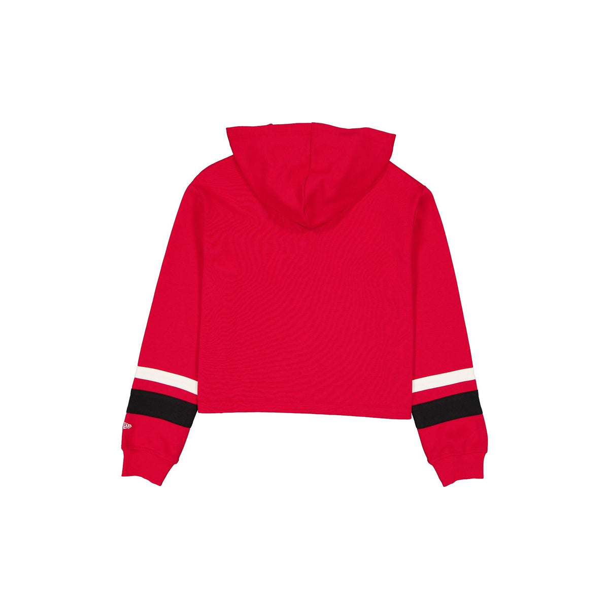 Kansas City Chiefs Women's Throwback Cropped Tie Hoodie