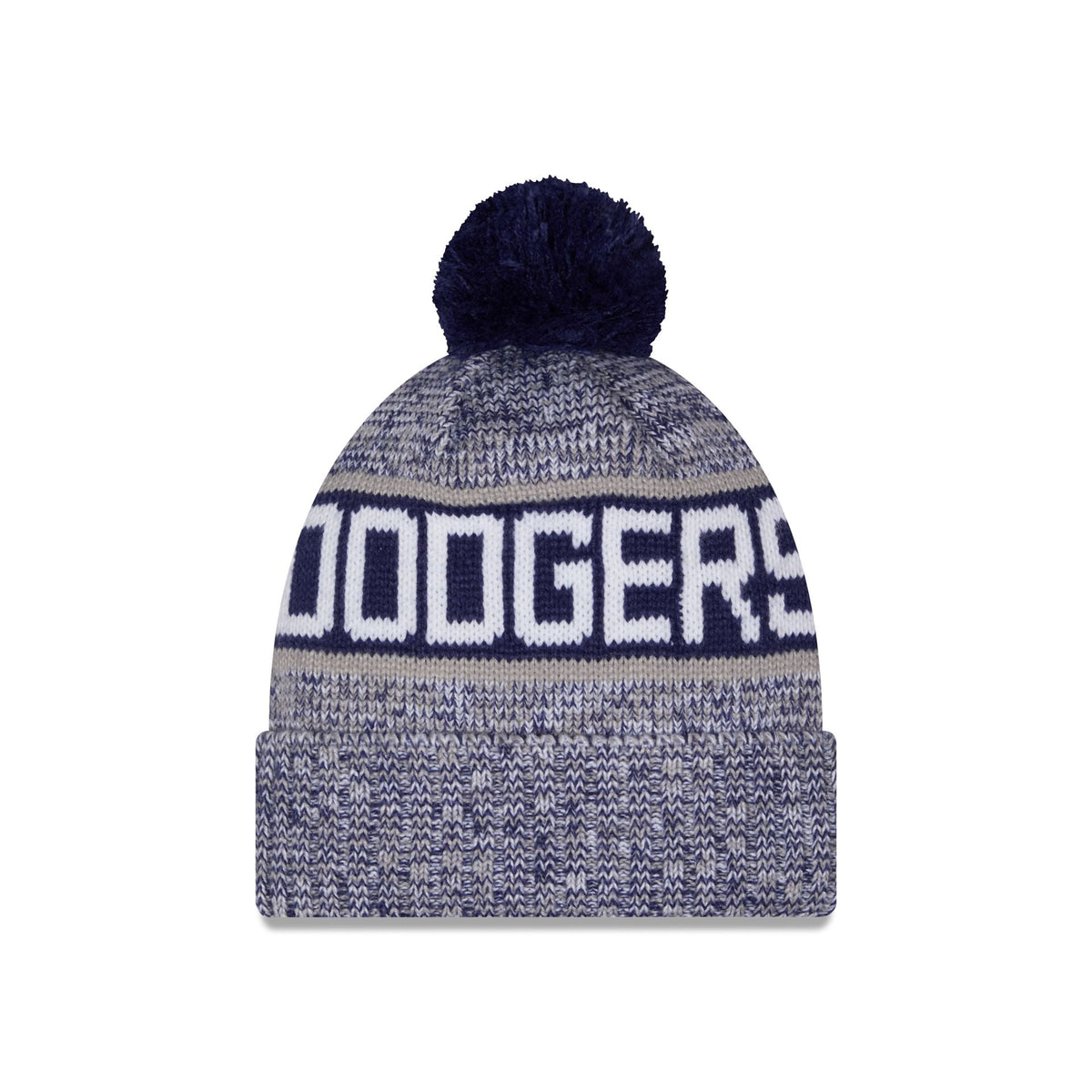 Los Angeles Dodgers Tri Color Pom Knit Hat
