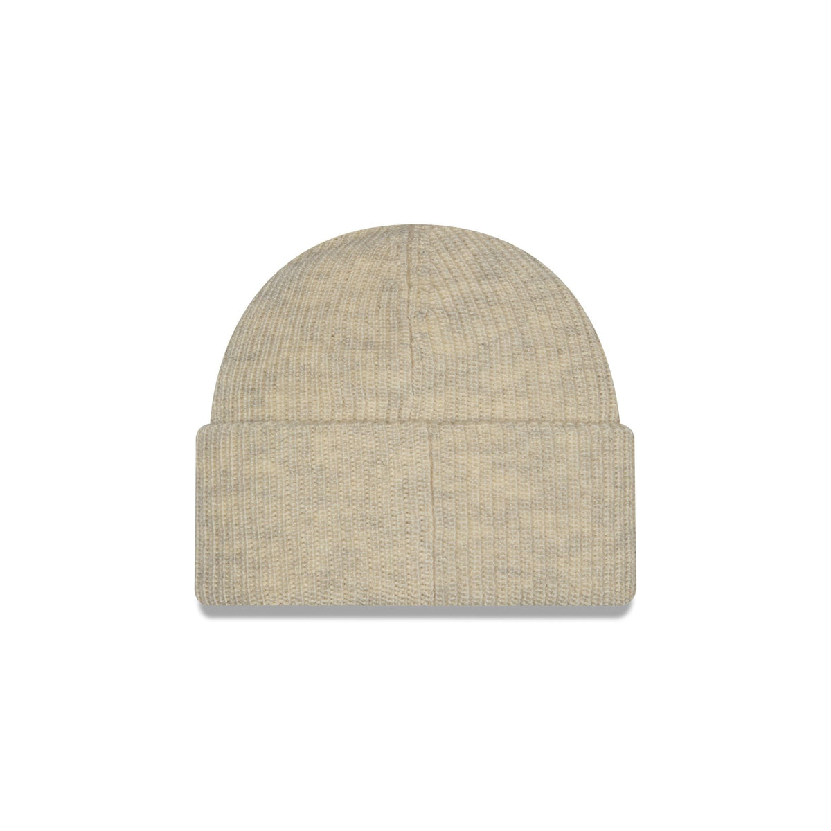 New York Yankees Woolen Heather Gray Short Cuff Knit Beanie Hat