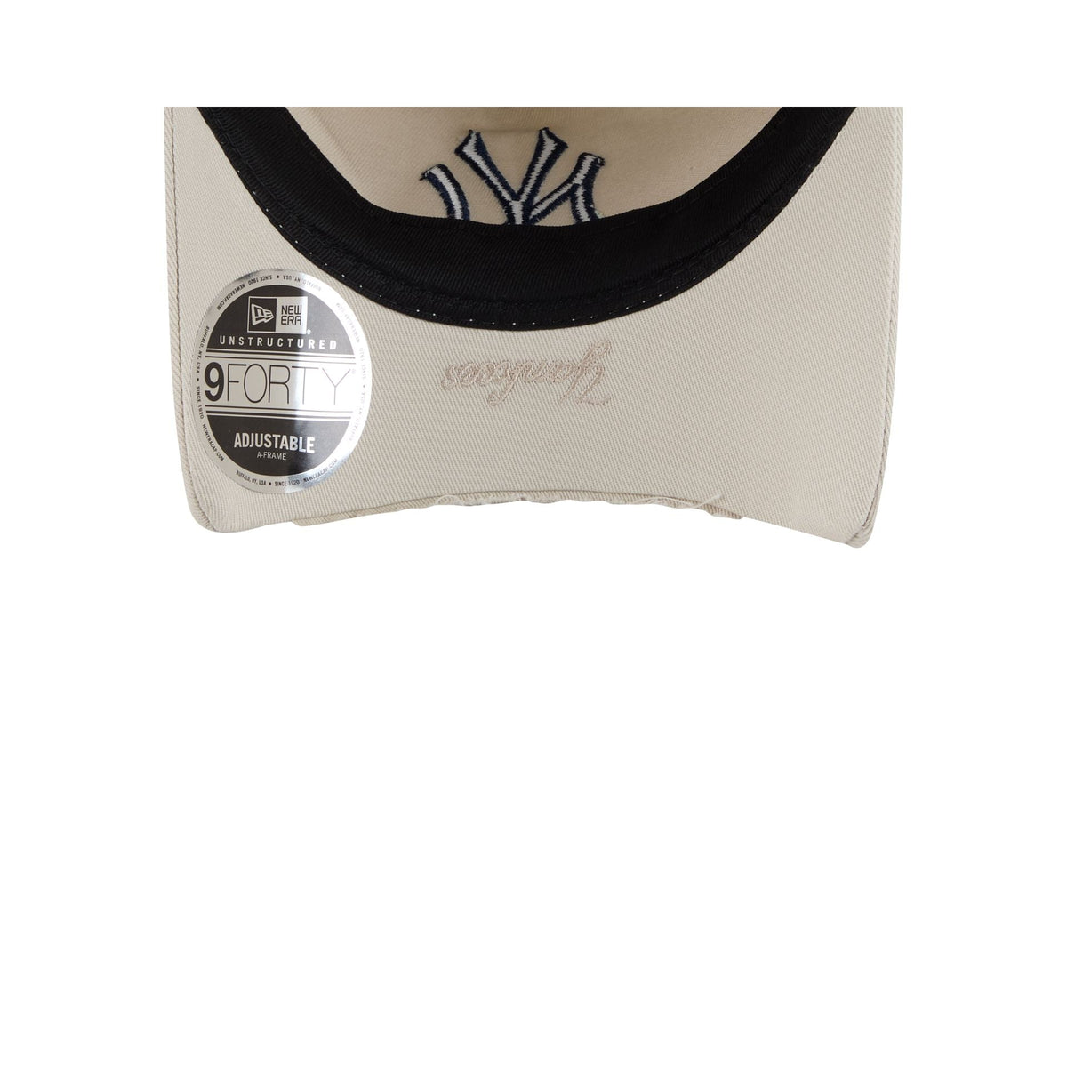 New York Yankees Stone 9FORTY A-Frame Unstructured Cut-Off Visor Snapback Hat