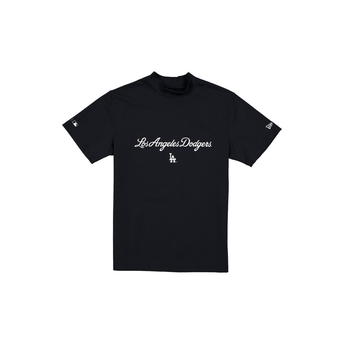Los Angeles Dodgers Mockneck Black T-Shirt