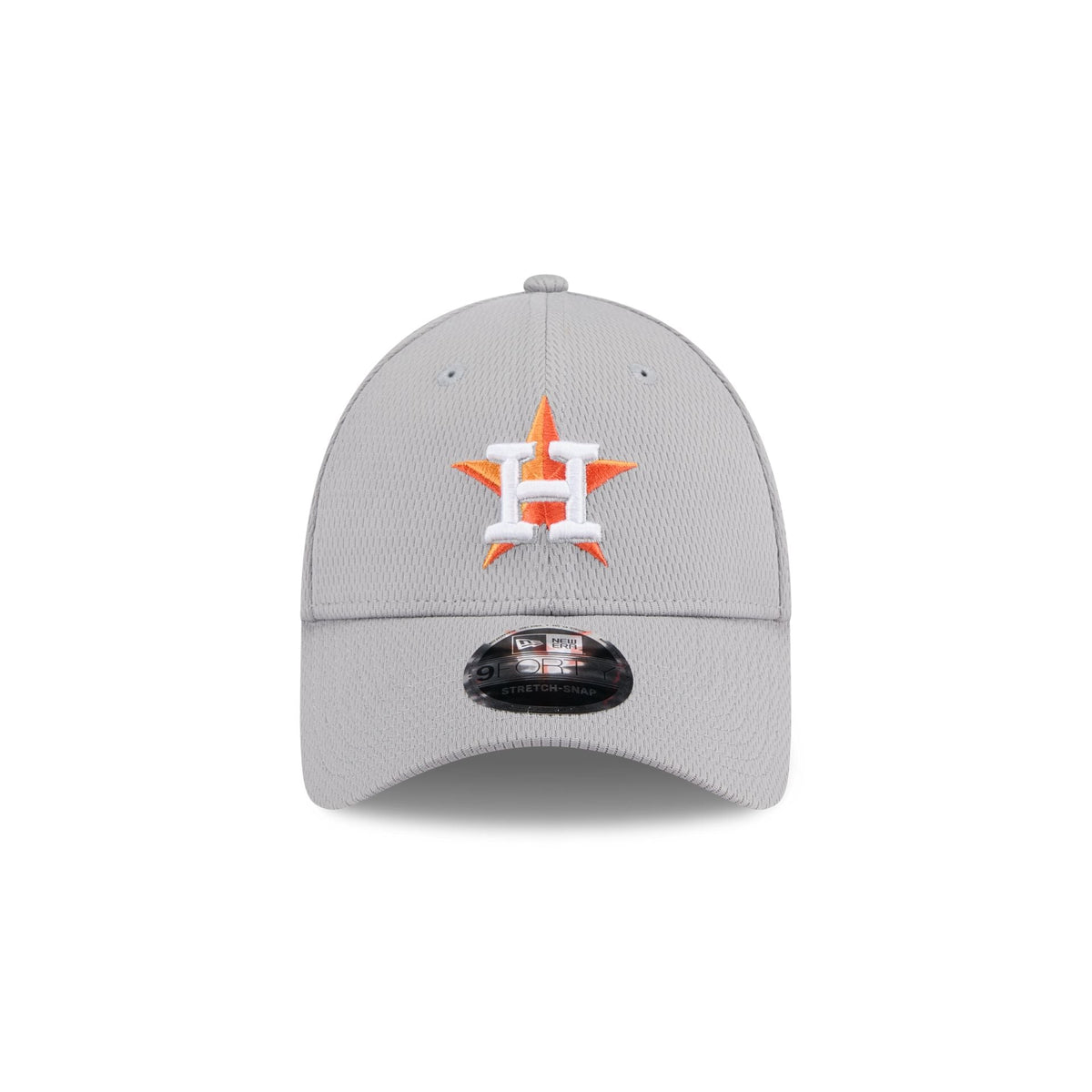 Houston Astros Gray 9FORTY Stretch-Snap Hat
