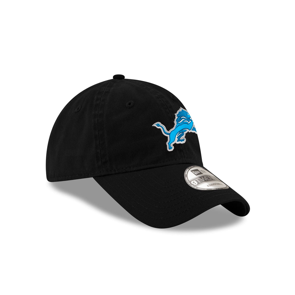 Detroit Lions Core Classic Black 9TWENTY Adjustable Hat
