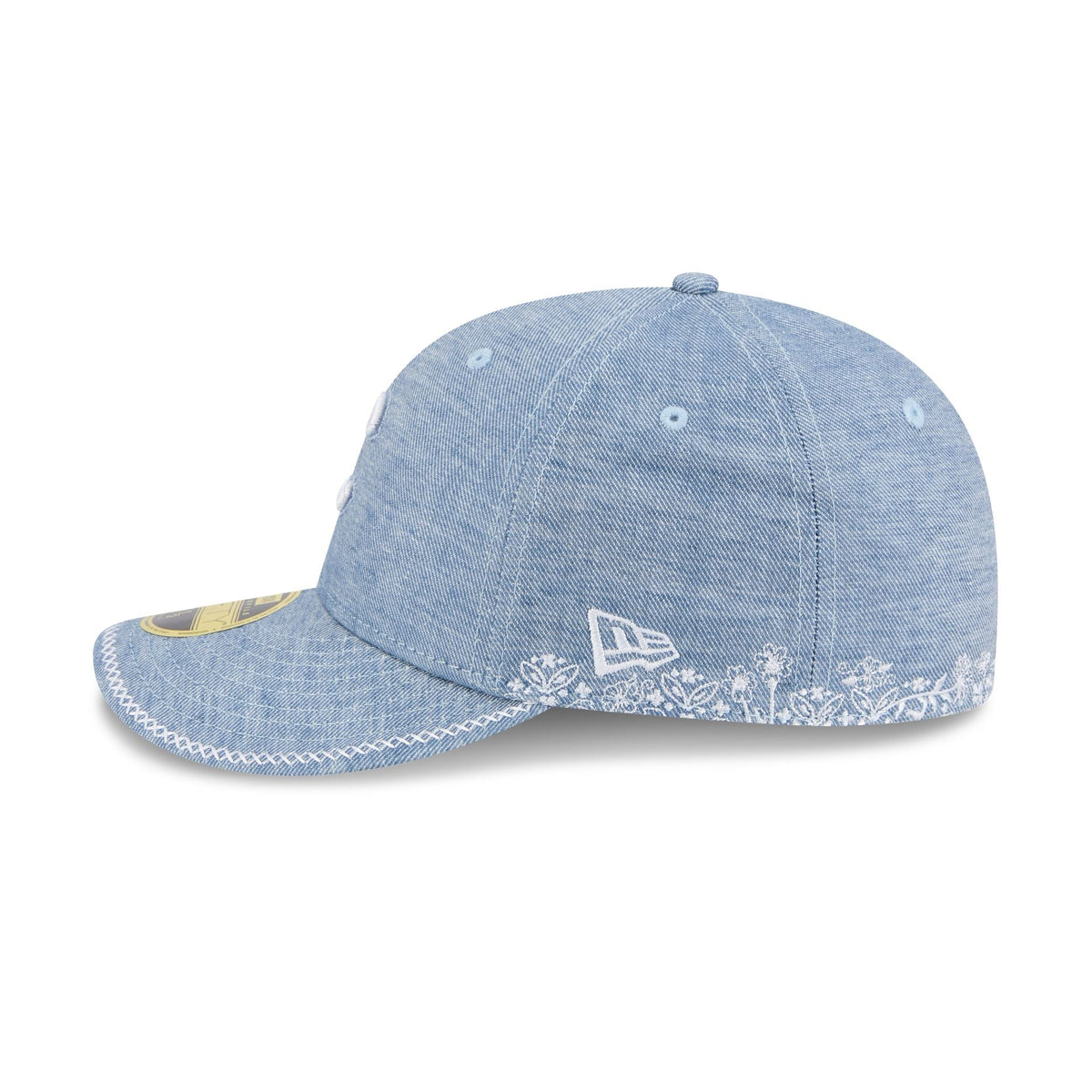 Chicago Cubs Hand Stitched Chambray Low Profile 59FIFTY Fitted Hat