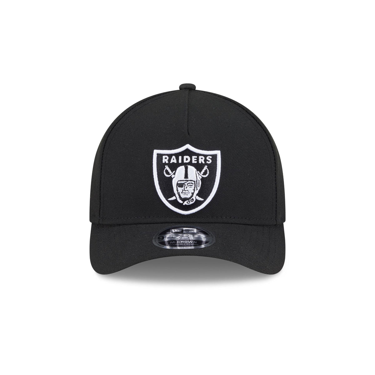 Las Vegas Raiders Black & White 9FORTY M-Crown A-Frame Snapback Hat