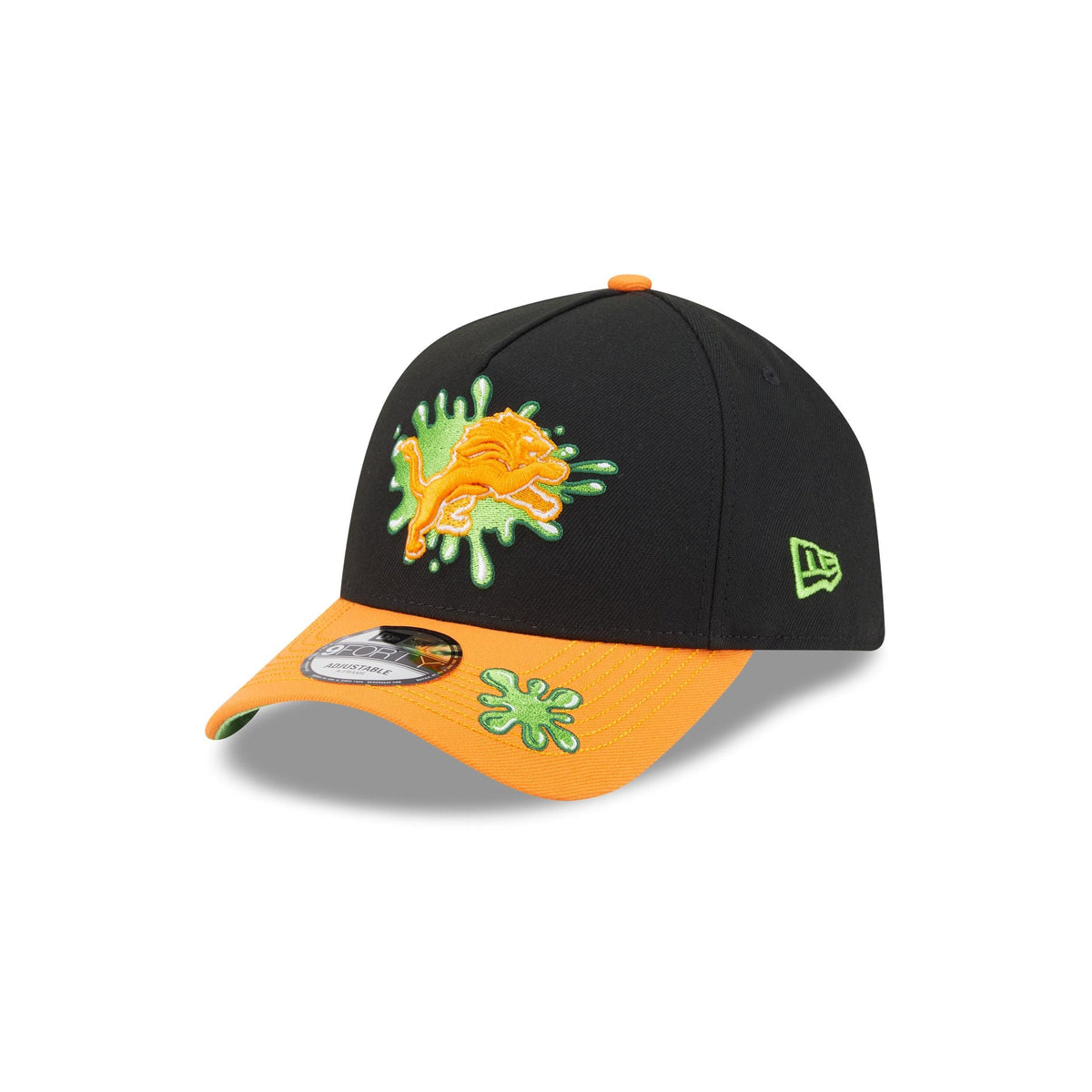 Nickelodeon Slime x Detroit Lions 9FORTY A-Frame Snapback Hat