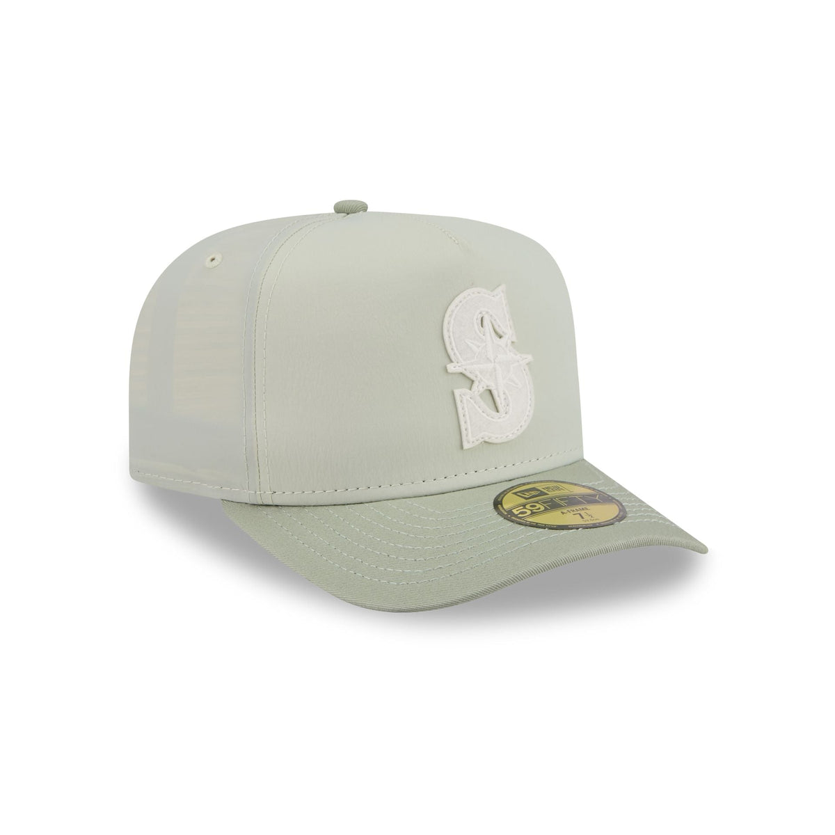 Seattle Mariners Crinkle 59FIFTY A-Frame Fitted Hat