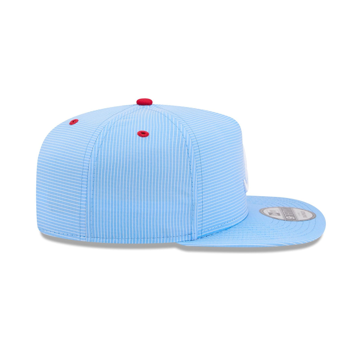 Atlanta Braves Pinstripe Ripstop 9FIFTY A-Frame Snapback Hat