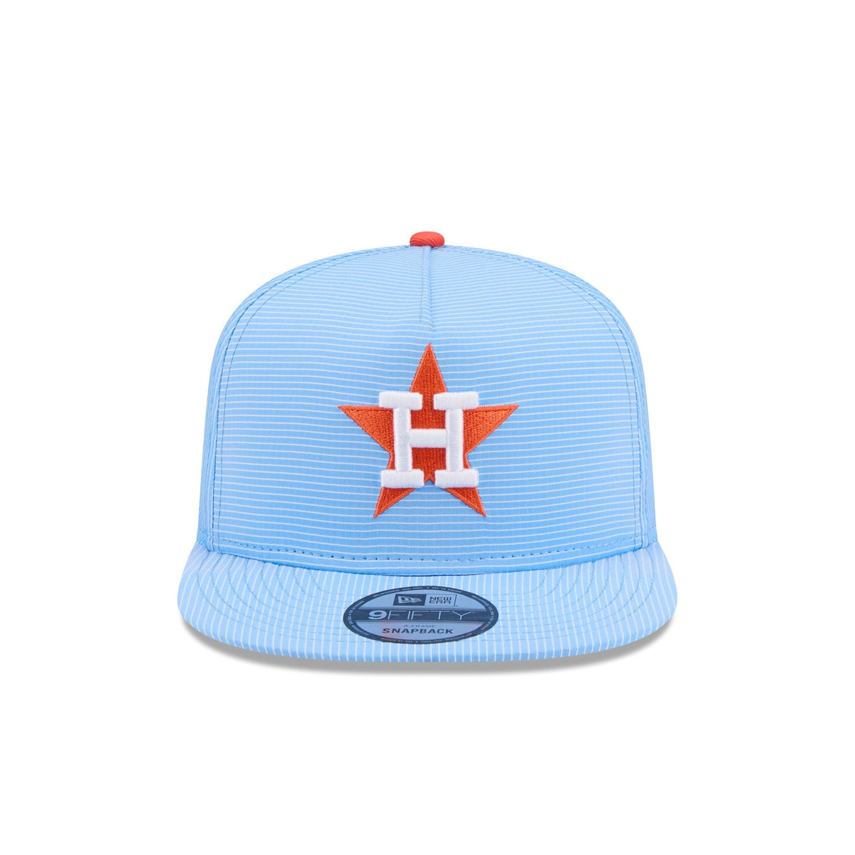 Houston Astros Pinstripe Ripstop 9FIFTY A-Frame Snapback Hat