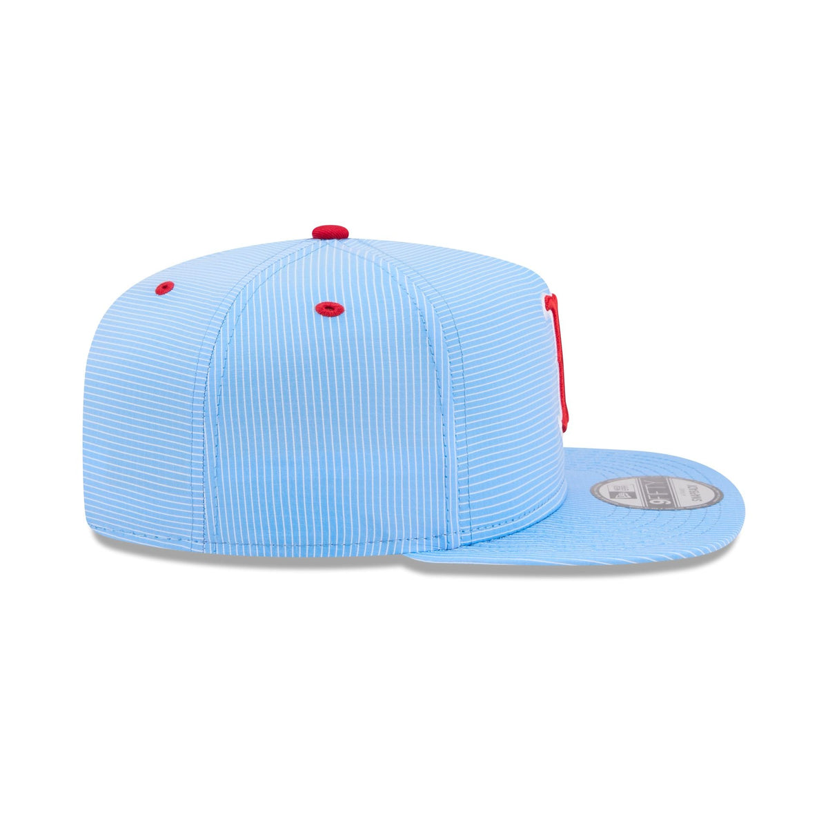 Boston Red Sox Pinstripe Ripstop 9FIFTY A-Frame Snapback Hat