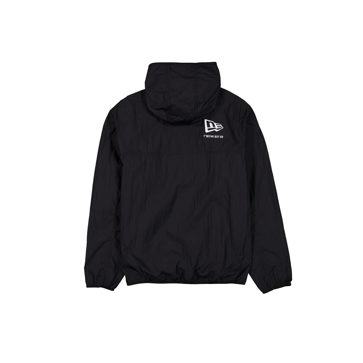 Atlanta Braves Logo Essentials Black Full-Zip Windbreaker