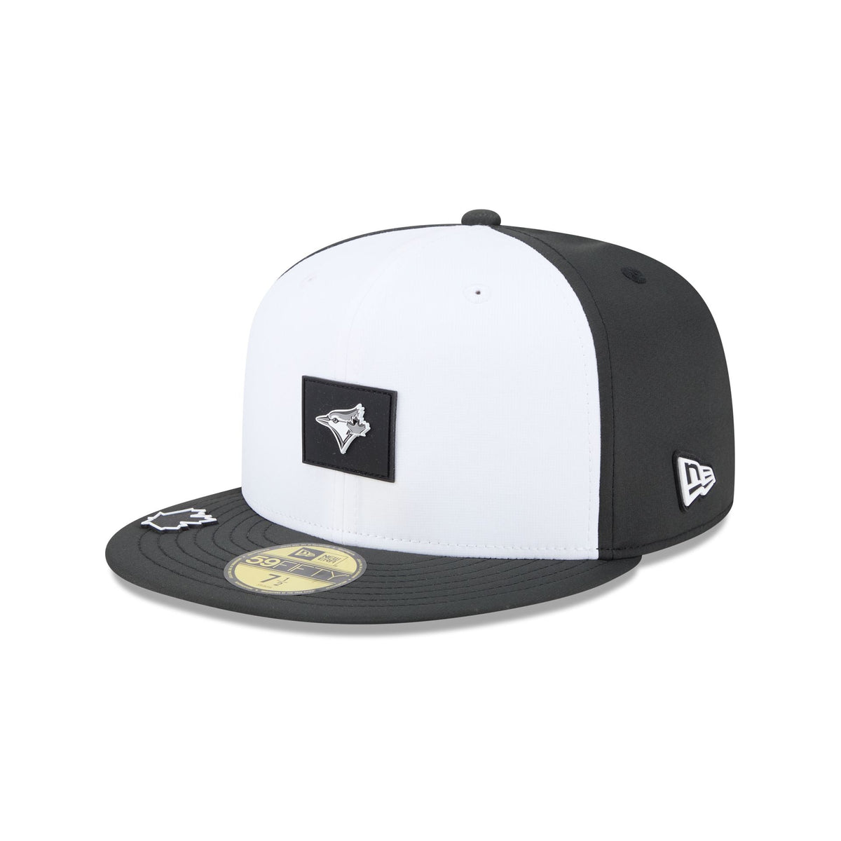 Toronto Blue Jays 2026 Clubhouse Black & White 59FIFTY Fitted Hat