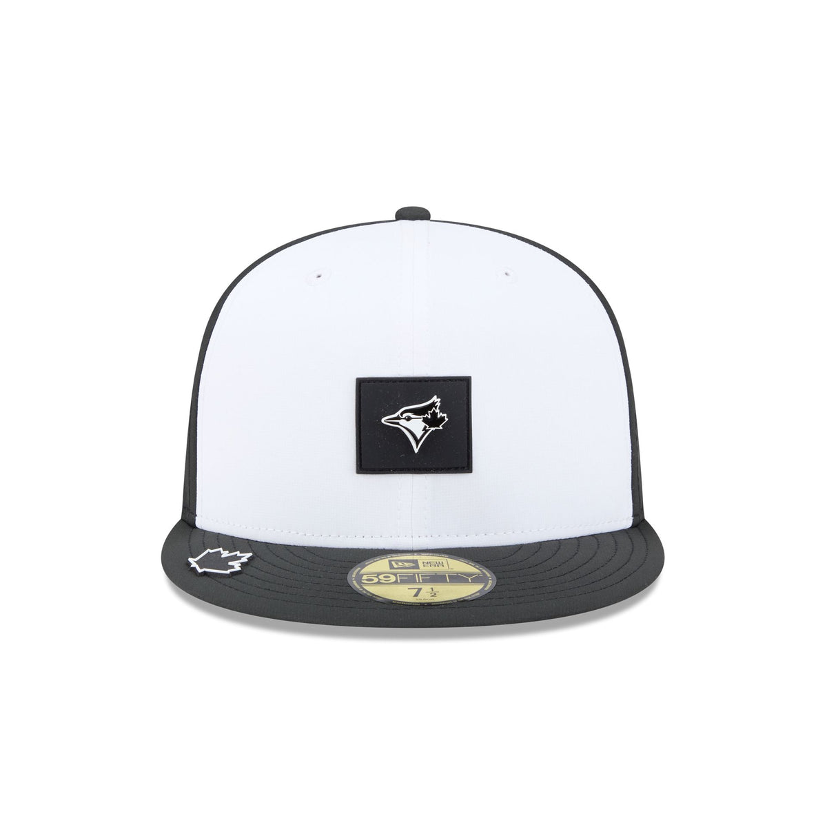 Toronto Blue Jays 2026 Clubhouse Black & White 59FIFTY Fitted Hat