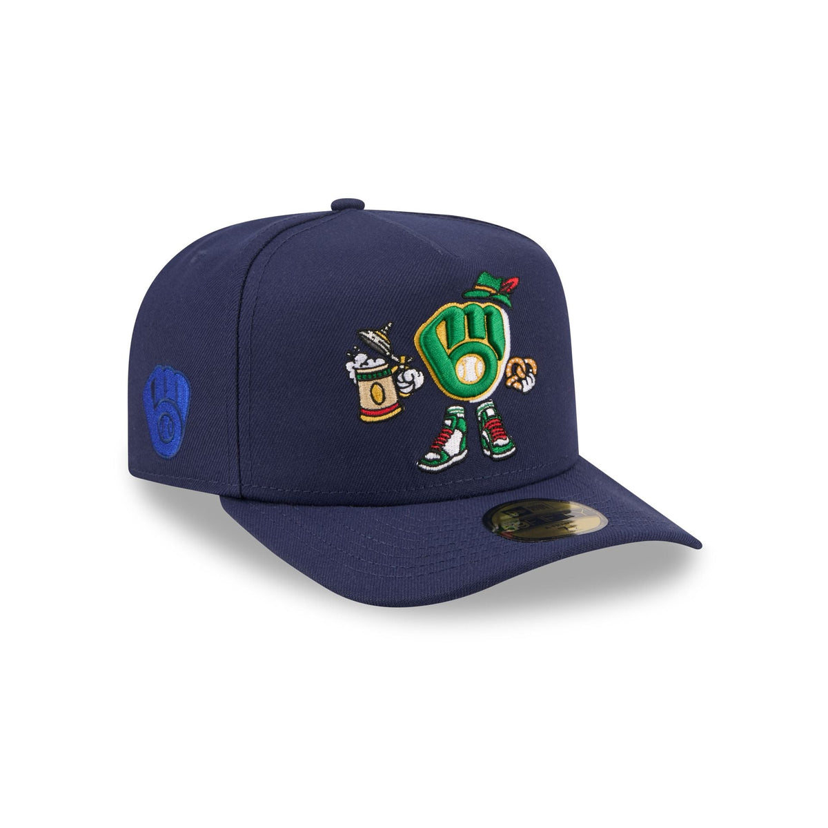 Milwaukee Brewers Cartoon 59FIFTY A-Frame Fitted Hat
