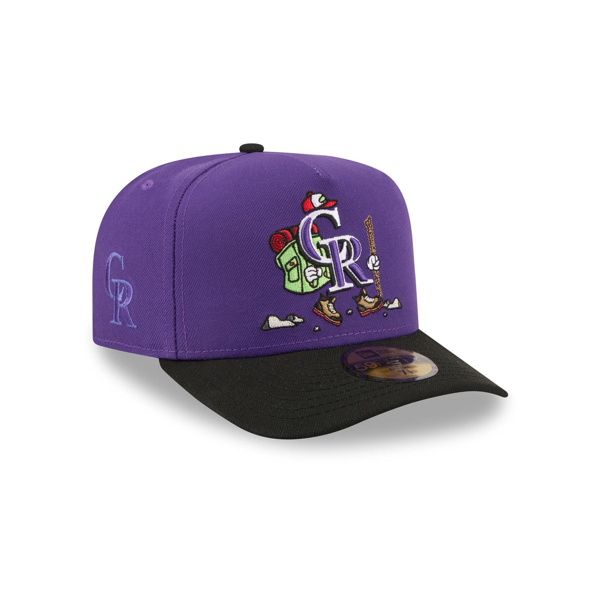 Colorado Rockies Cartoon 59FIFTY A-Frame Fitted Hat