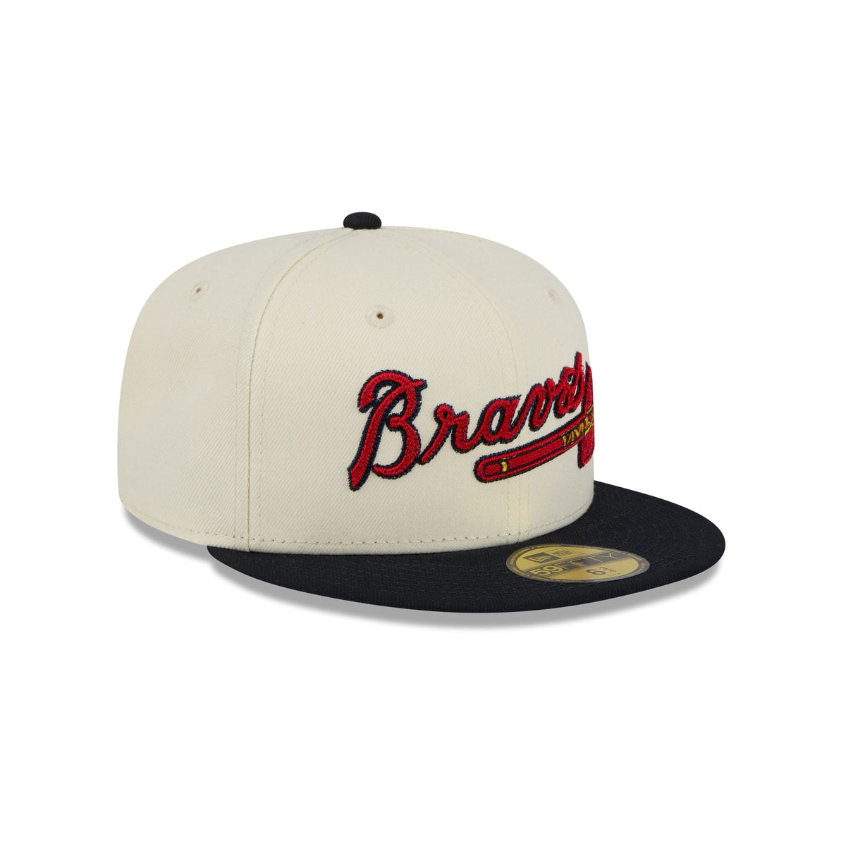 Atlanta Braves Two Tone Stitch 59FIFTY Fitted Hat