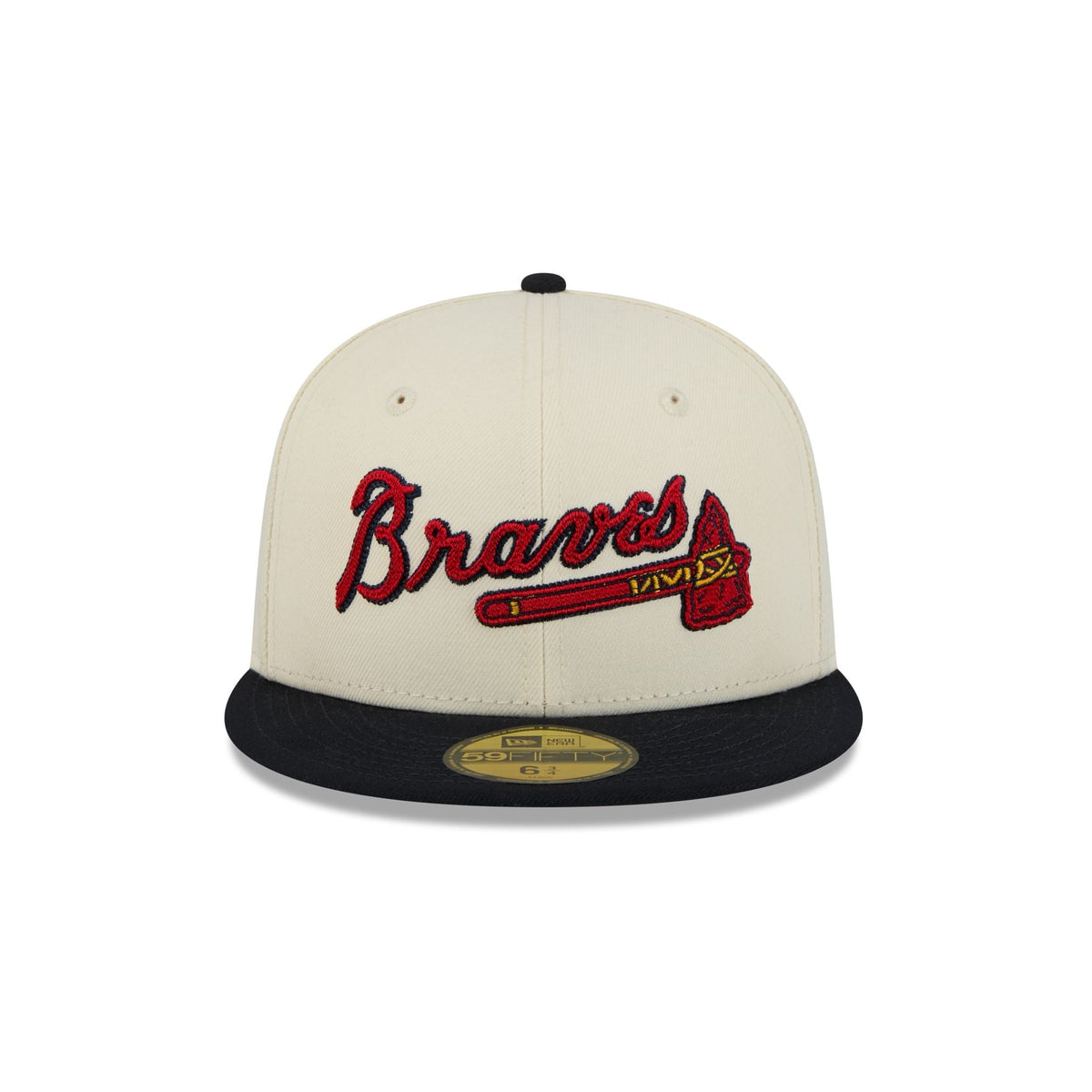 Atlanta Braves Two Tone Stitch 59FIFTY Fitted Hat