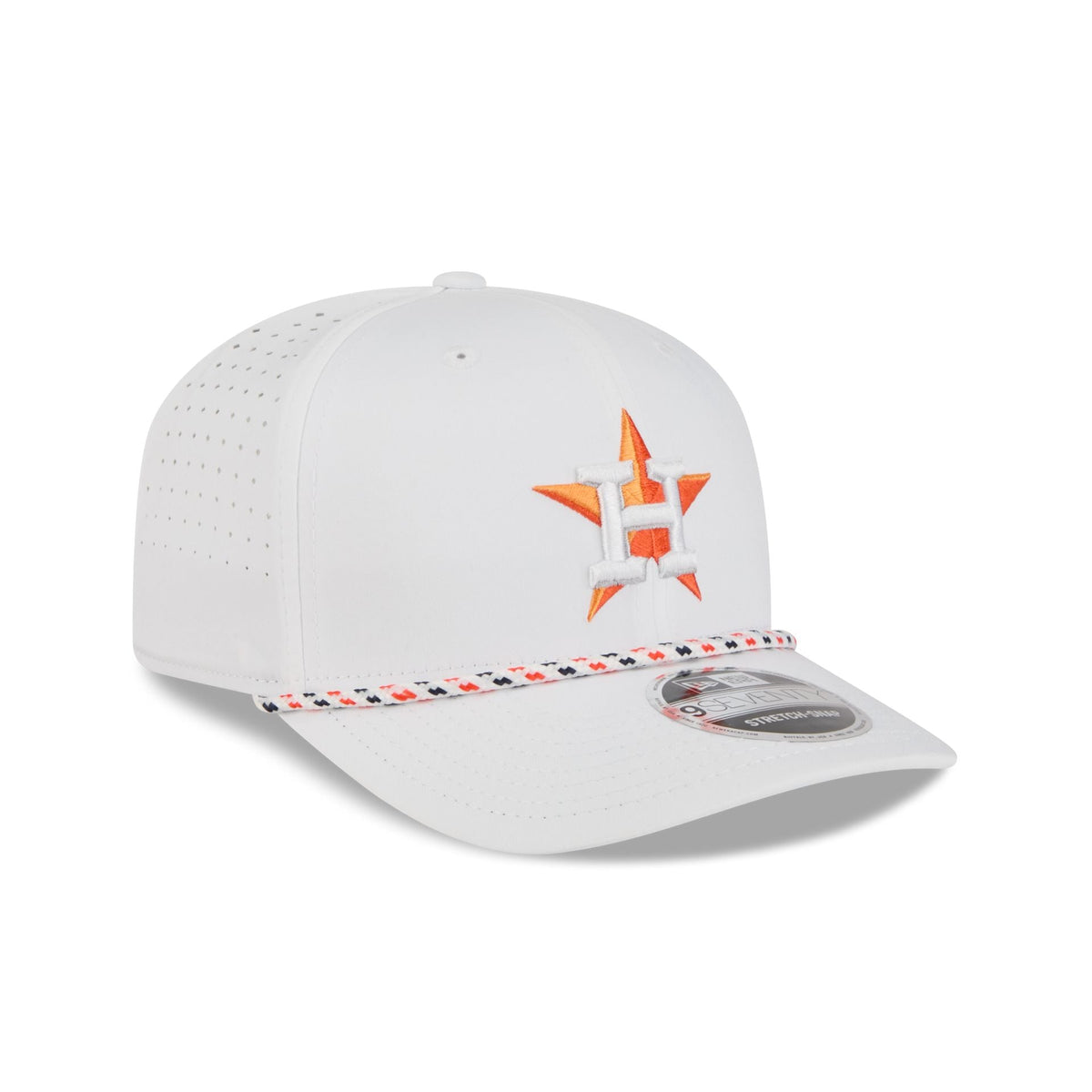 Houston Astros Optic White Performance Rope 9SEVENTY Stretch-Snap Hat