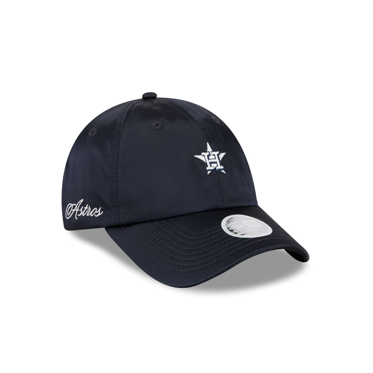 Houston Astros Satin Open Back Ponytail Adjustable Hat