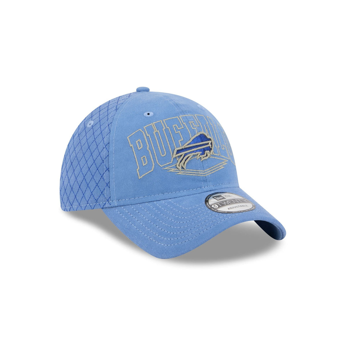 Buffalo Bills Quilted Wordmark 9TWENTY Adjustable Hat