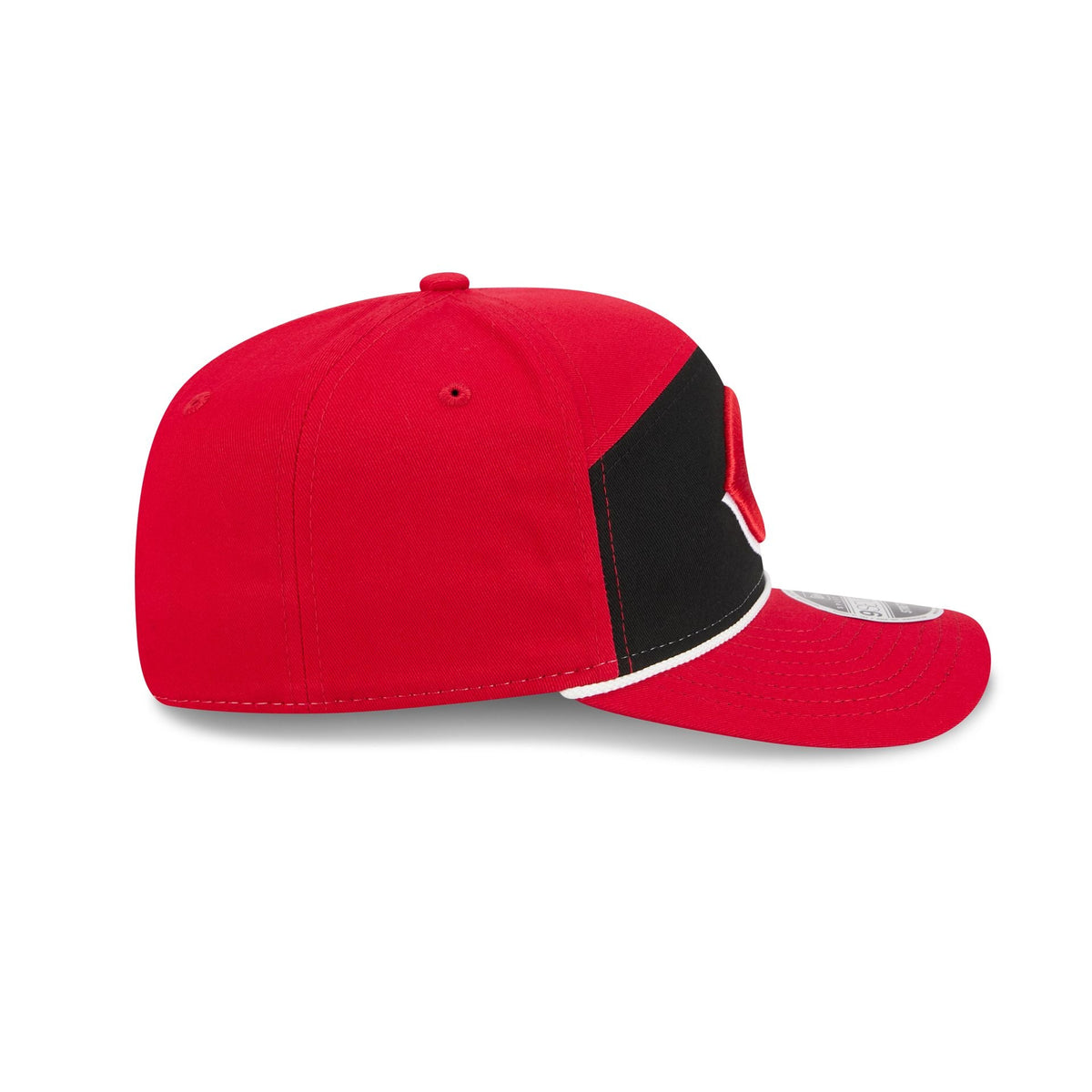 Cincinnati Reds Split Panel 9SEVENTY Stretch-Snap Hat