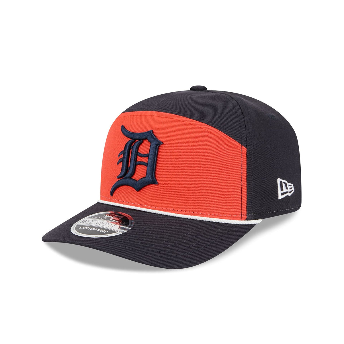 Detroit Tigers Split Panel 9SEVENTY Stretch-Snap Hat