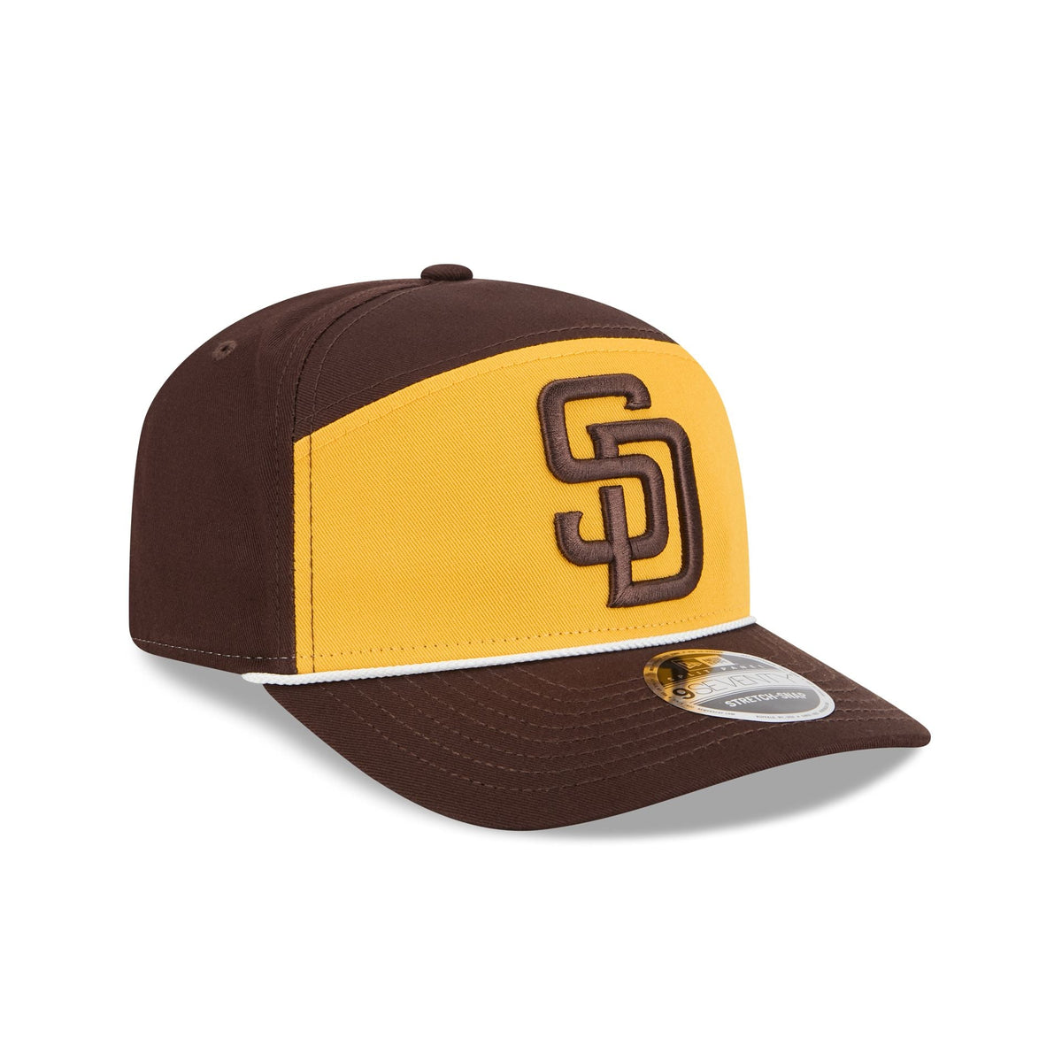 San Diego Padres Split Panel 9SEVENTY Stretch-Snap Hat