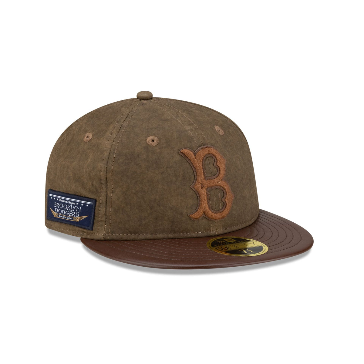 Brooklyn Dodgers Utility Linen Retro Crown 59FIFTY Fitted Hat