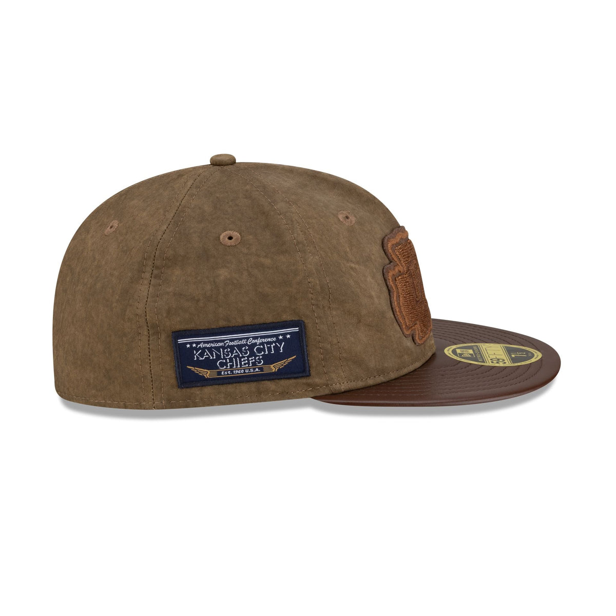 Kansas City Chiefs Utility Linen Retro Crown 59FIFTY Fitted Hat