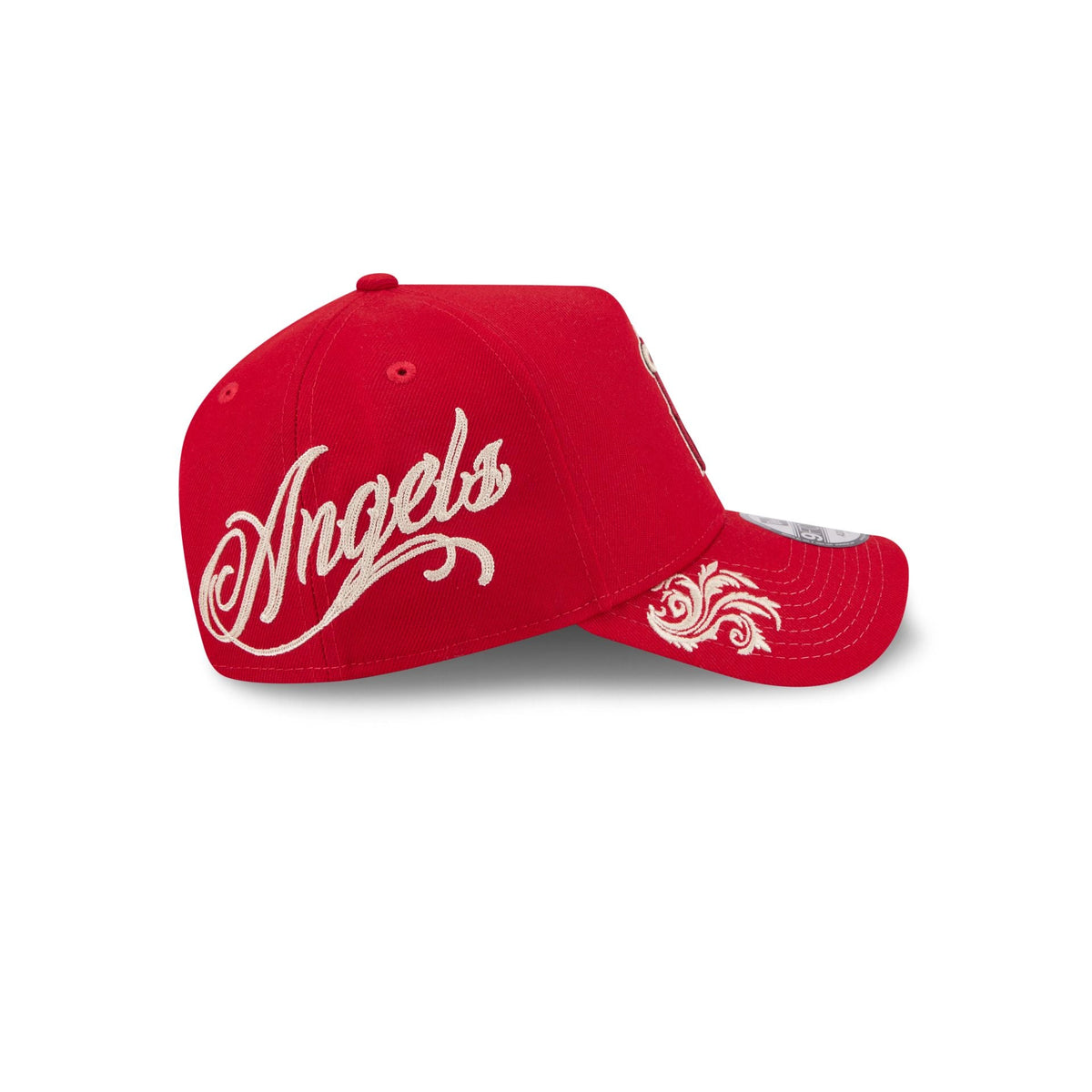 Los Angeles Angels Script 9FORTY A-Frame Snapback Hat