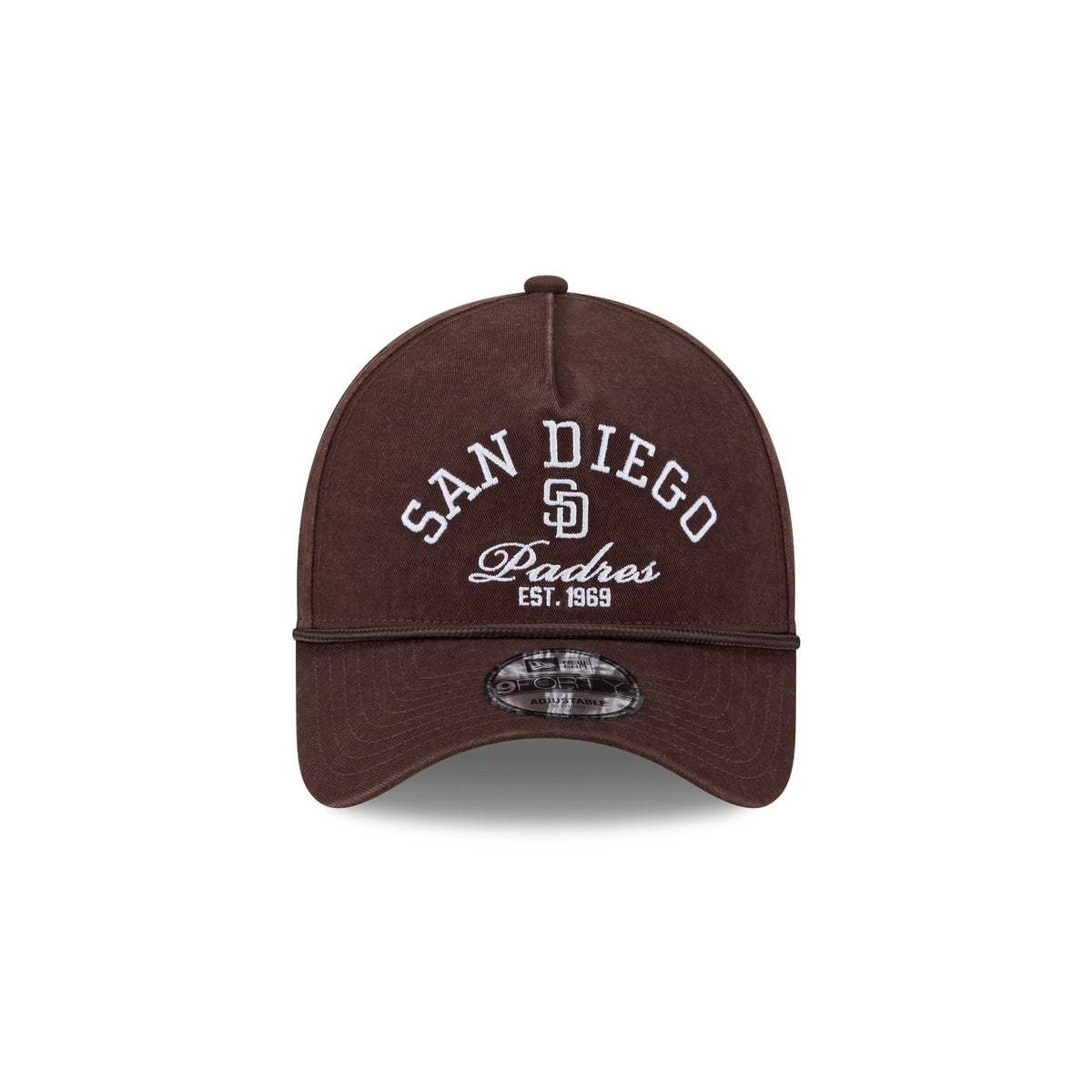 San Diego Padres Stacked Rope 9FORTY A-Frame Snapback Hat