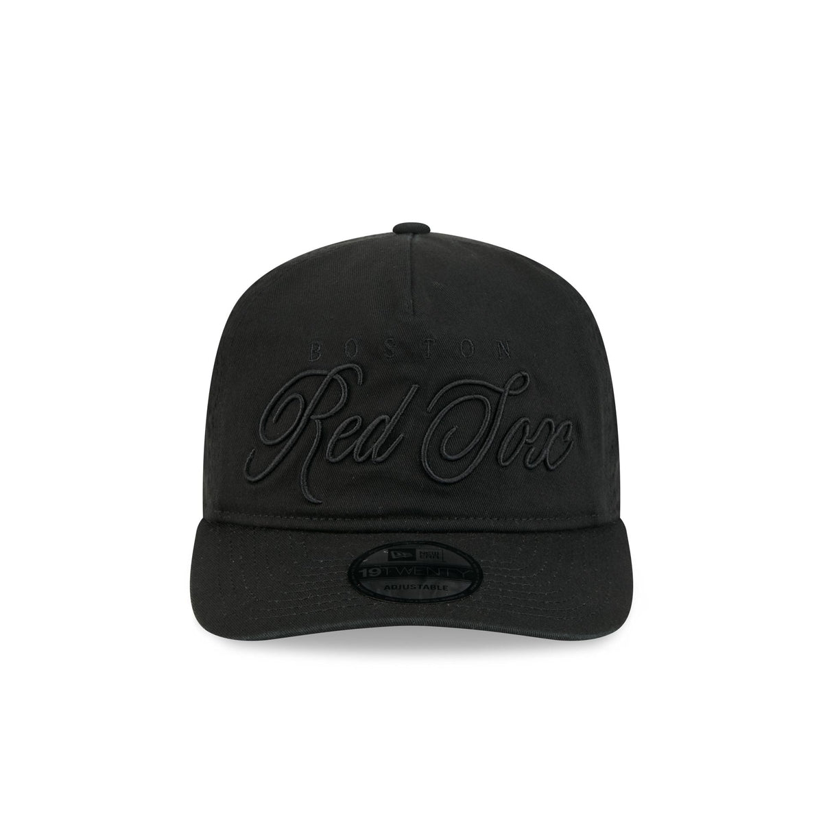 Boston Red Sox All Black Scripted 19TWENTY Adjustable Hat