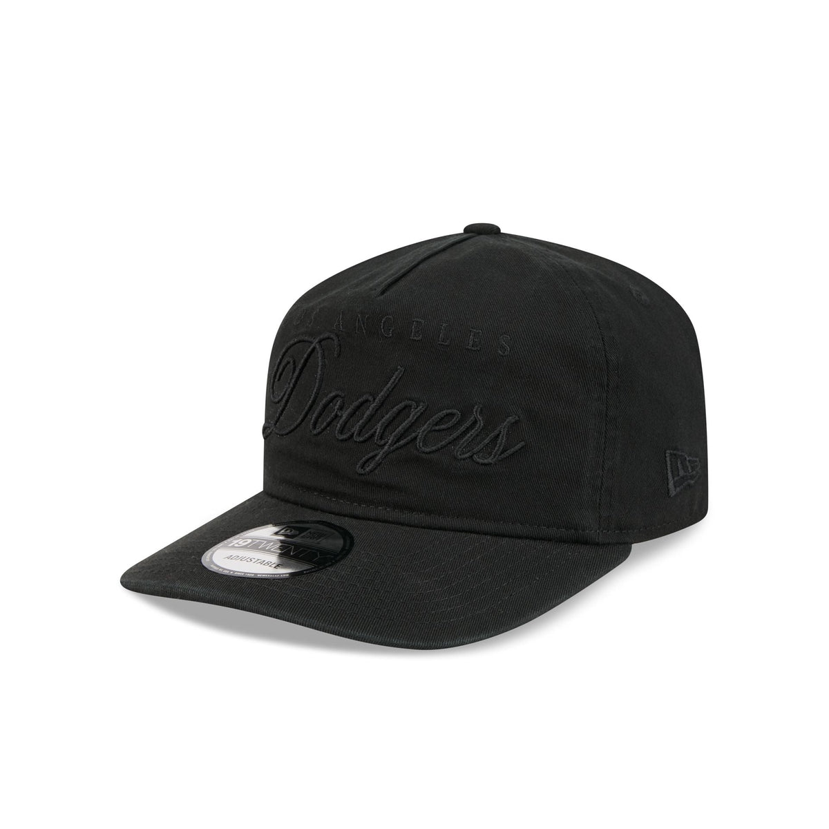 Los Angeles Dodgers All Black Scripted 19TWENTY Adjustable Hat