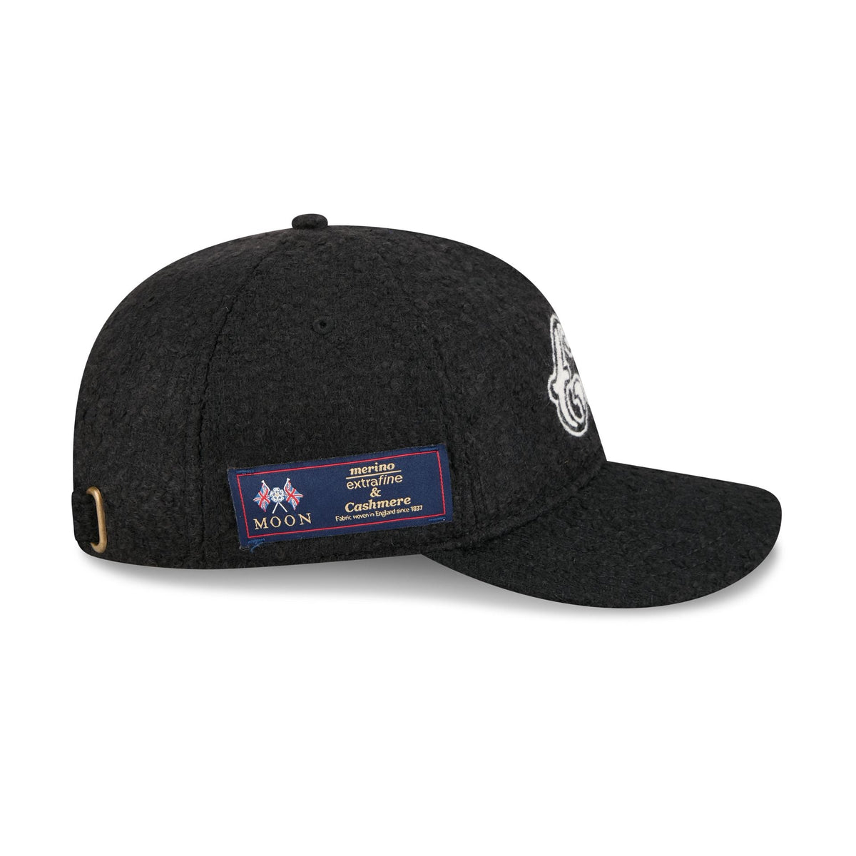 Chicago Cubs Navy Merino & Cashmere Moon Retro Crown 9FIFTY Adjustable Hat