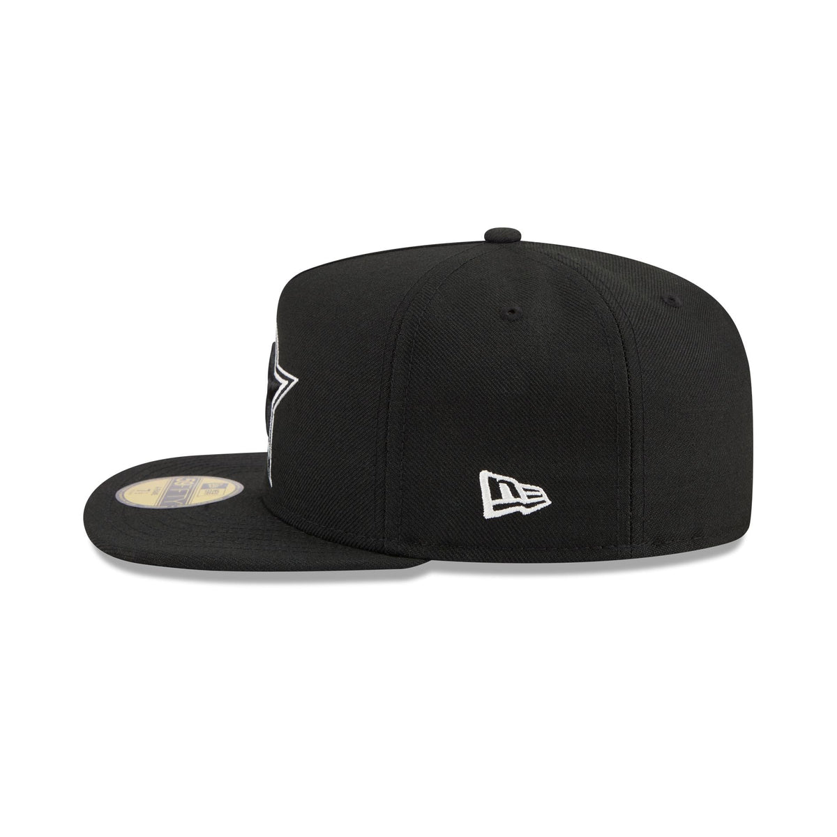 Just Caps Chiseled Logo Dallas Cowboys 59FIFTY A-Frame Fitted Hat