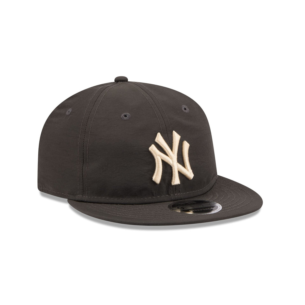 New York Yankees Three Looms Nylon Black Retro Crown 9FIFTY Adjustable Hat