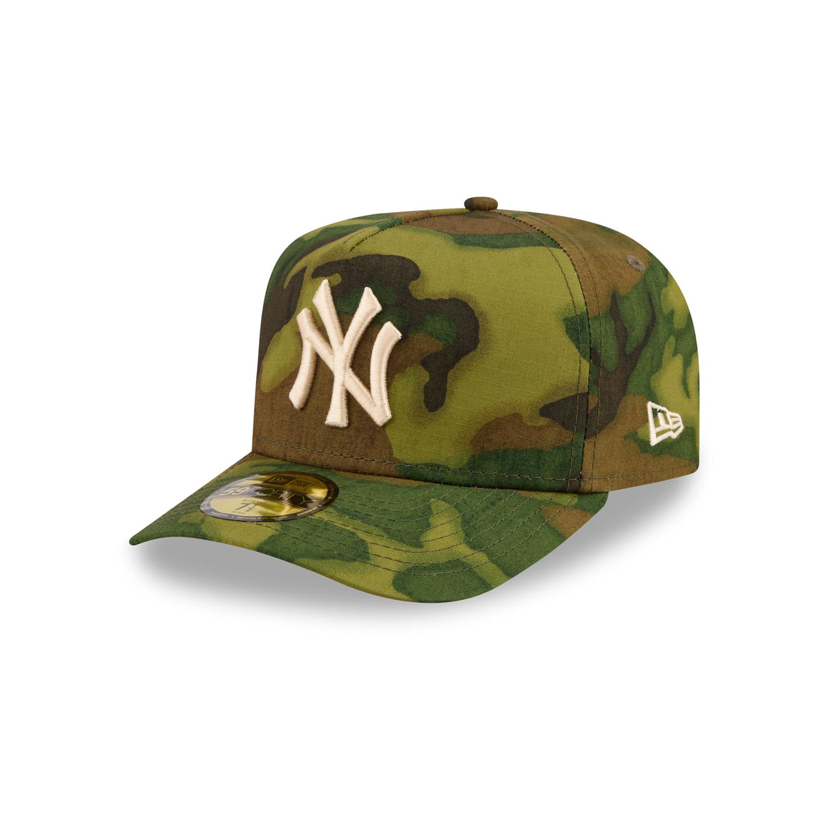 New York Yankees Three Looms Ripstop Camo 59FORTY A-Frame Fitted Hat