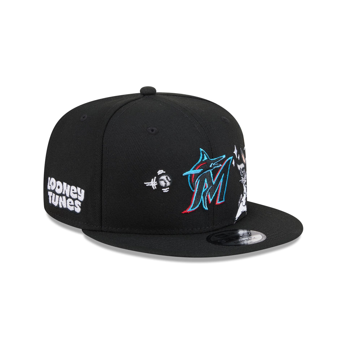 Miami Marlins Bugs Bunny Swing 9FIFTY Snapback Hat