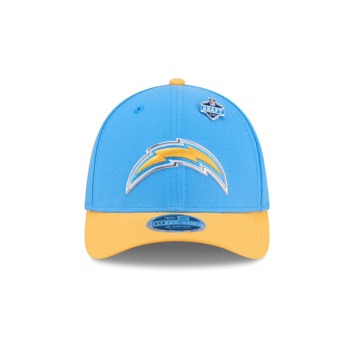 Los Angeles Chargers 2026 Draft 39THIRTY M-Crown Stretch Fit Hat