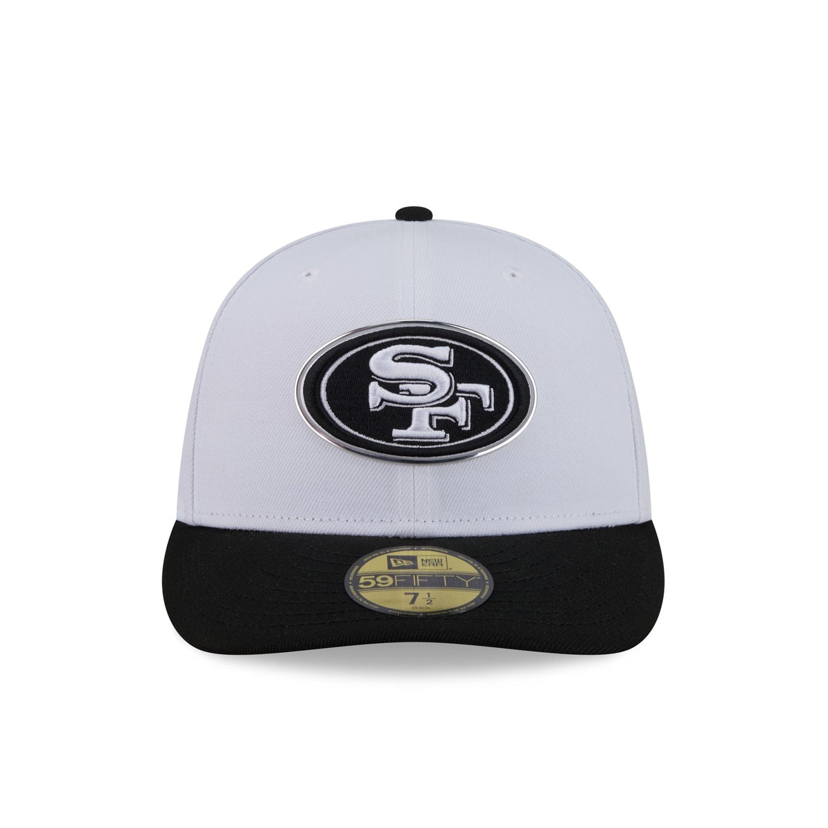 San Francisco 49ers 2026 Draft Black and White 59FIFTY Fitted Hat