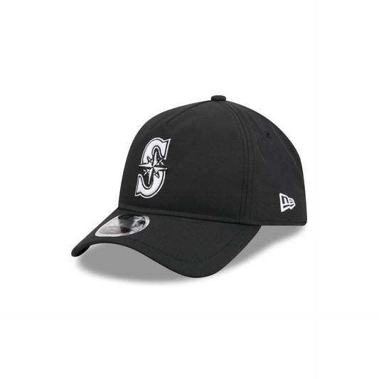 Seattle Mariners Black 9FORTY APEX Snapback Hat
