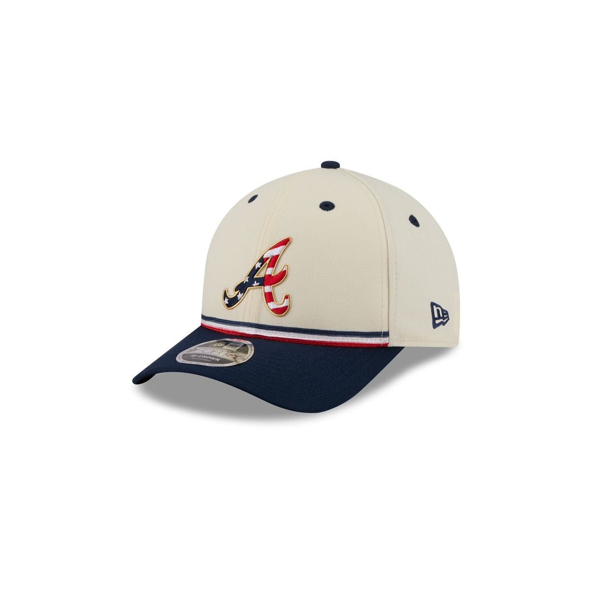 Atlanta Braves Independence Day 2026 Kids 9FORTY M-Crown Snapback Hat