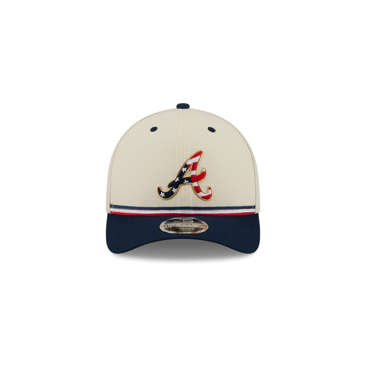 Atlanta Braves Independence Day 2026 Kids 9FORTY M-Crown Snapback Hat
