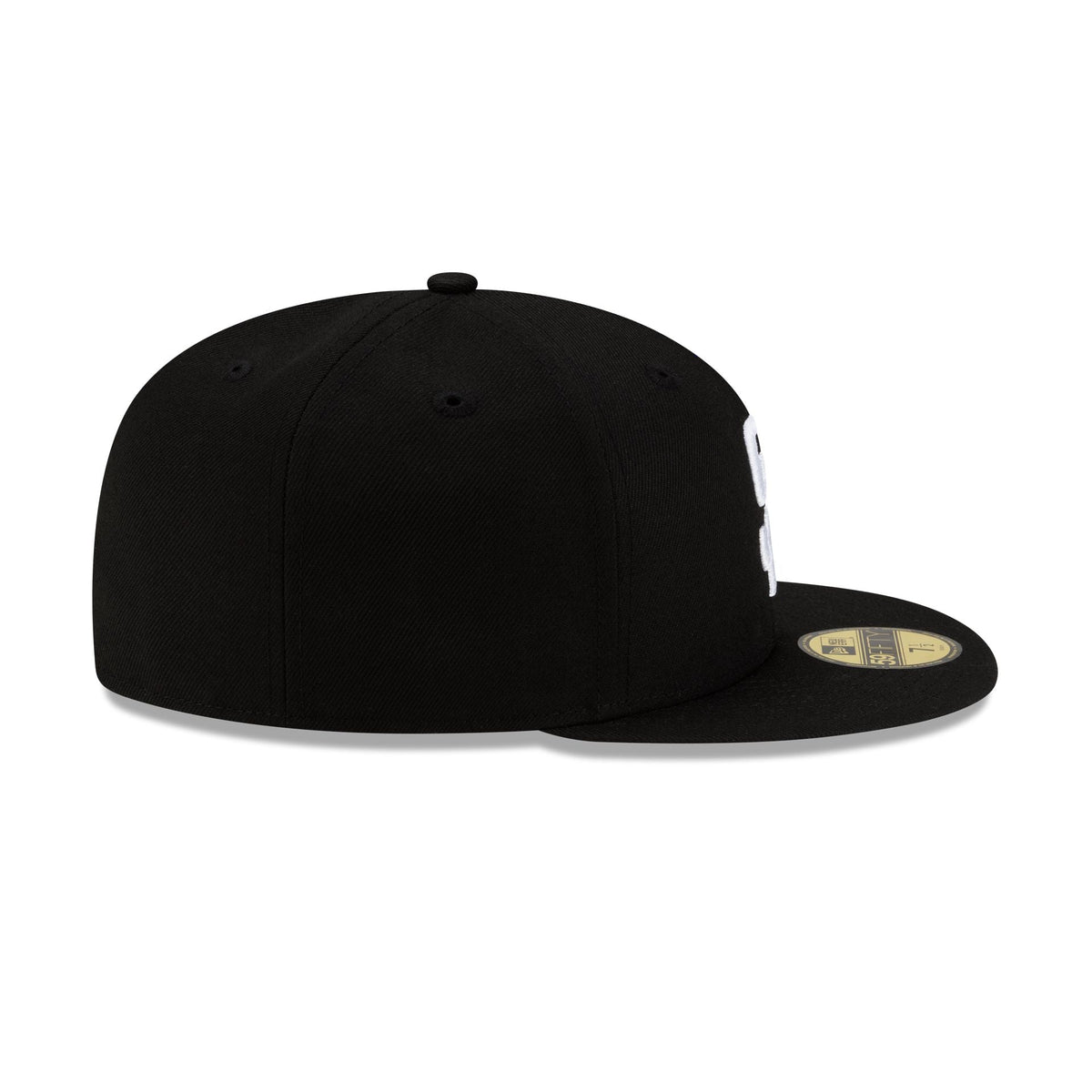 San Diego Padres Basic Black & White 59FIFTY Fitted Hat