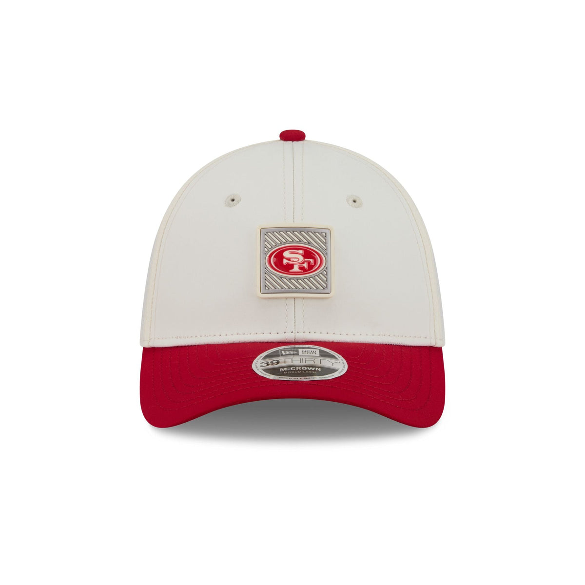 San Francisco 49ers 2026 Training 39THIRTY M-Crown Stretch-Fit Hat