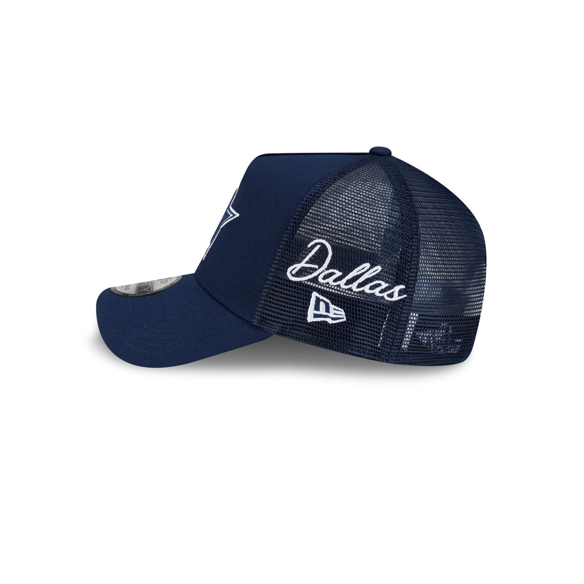 Dallas Cowboys Side Script 9FORTY A-Frame Trucker Hat