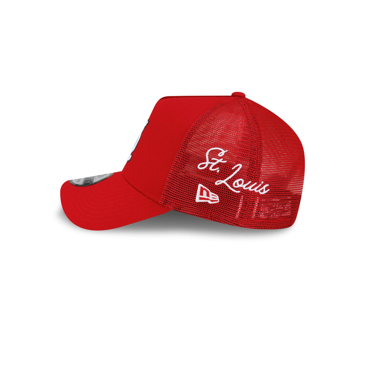 St. Louis Cardinals Side Script 9FORTY A-Frame Trucker Hat