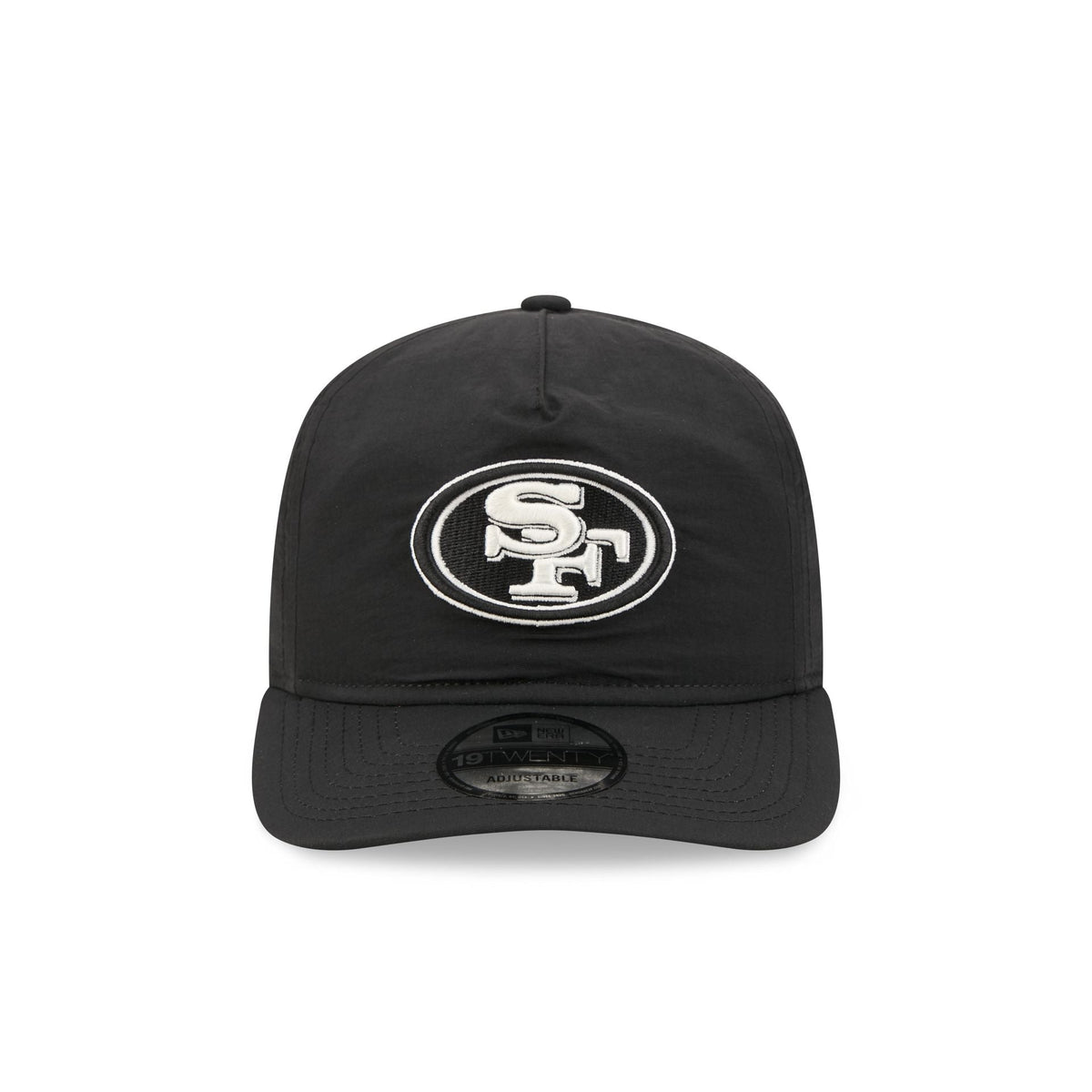 San Francisco 49ers Black Nylon 19TWENTY Adjustable Hat