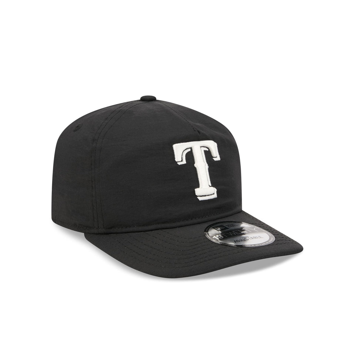 Texas Rangers Black Nylon 19TWENTY Adjustable Hat
