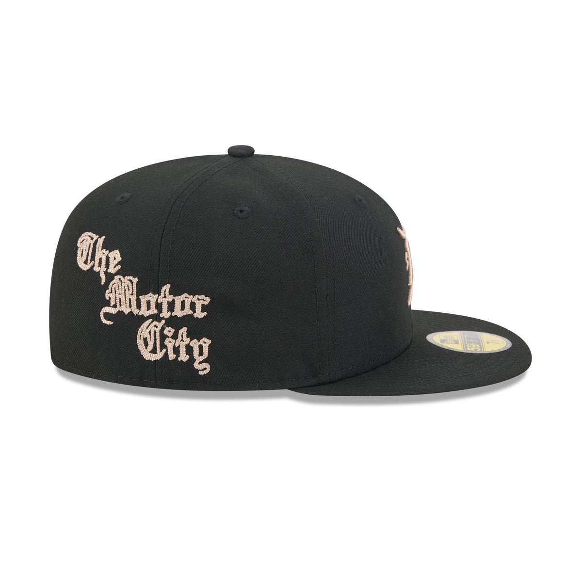 Detroit Tigers Gothic Lettering 59FIFTY Fitted Hat